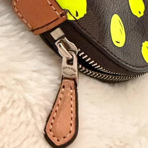 Coach Neon Dots Cosmetic Pouch/ Bag - Picture 4 of 16